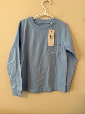 Properly Tied Light Blue Reindeer Long Sleeve Tee